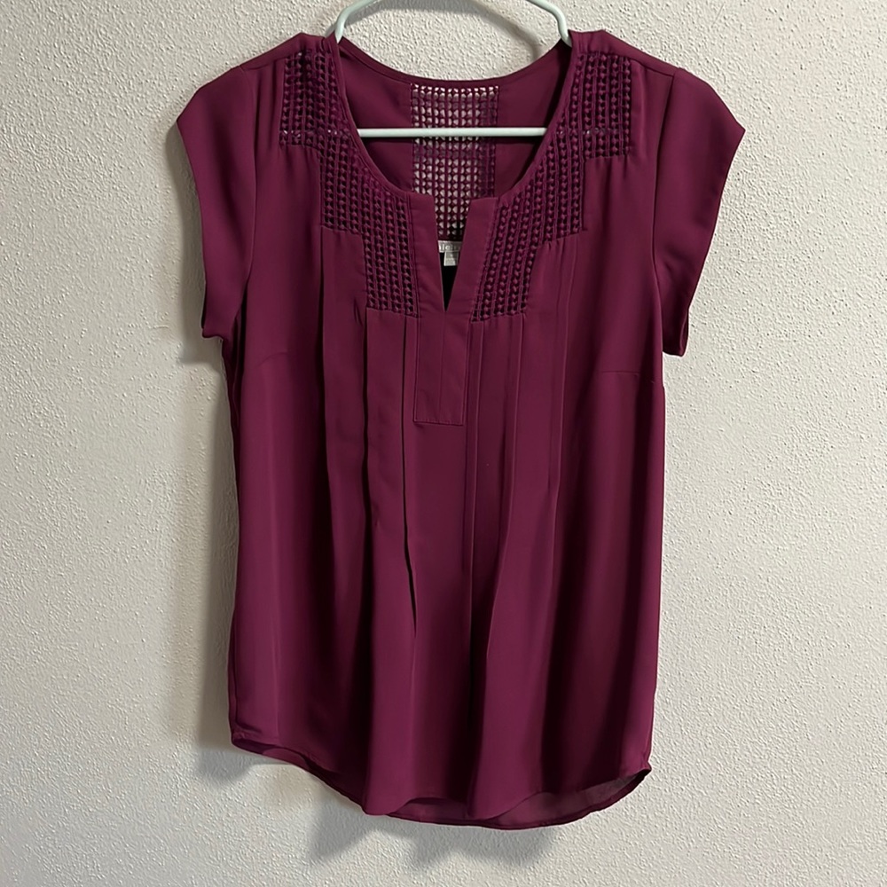 Plum blouse